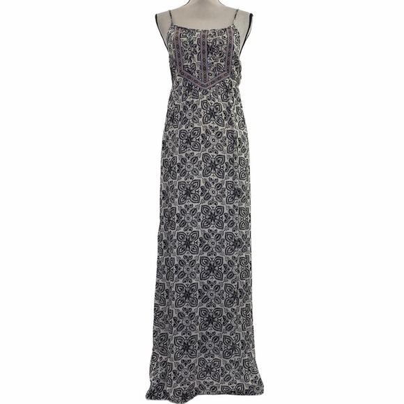 AS U Wish Printed Boho Maxi Dress Size Small - Picture 1 of 14